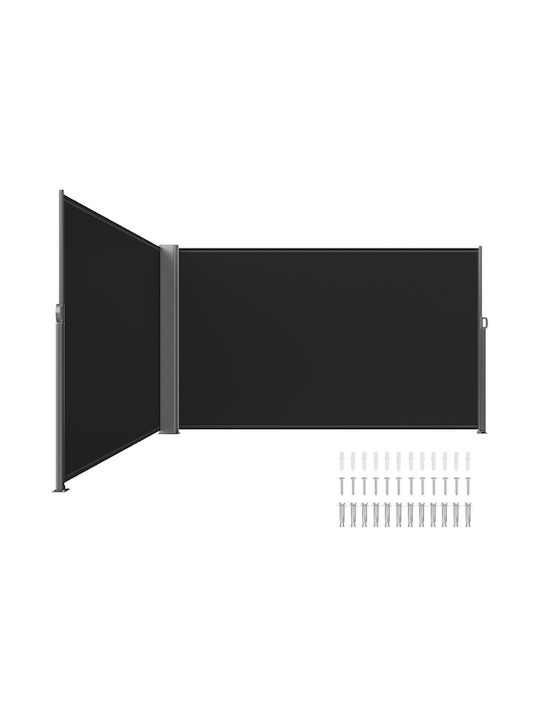 Vevor Rulou lateral de umbrire Terasă Negru x0.71m