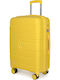 Newcom Cabin Travel Suitcase Hard Yellow with 4 Wheels Height 55cm N1594/50