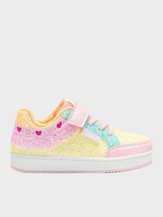 Παιδικά Sneakers Ανατομικά με Σκρατς Κίτρινα