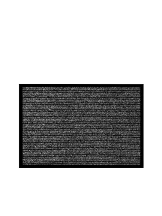 Home Use Πατάκι Εισόδου Αντιολισθητικό Γκρι 60x40εκ. Πάχους 6mm