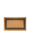 Home Use Entrance Mat Anti-slip Brown 75x45cm Thickness 8mm