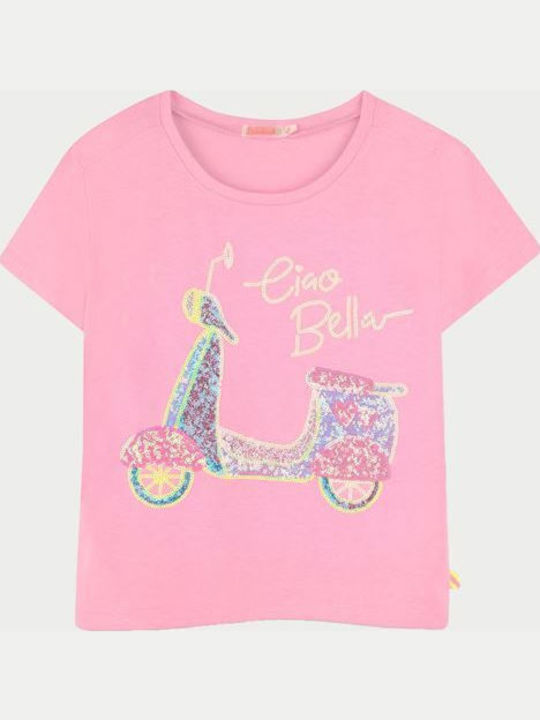 Kinder-T-Shirt Fuchsie