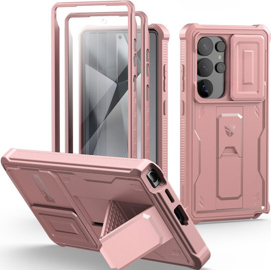 Dexnor 360 Full Cover Ροζ (Galaxy S25 Ultra)