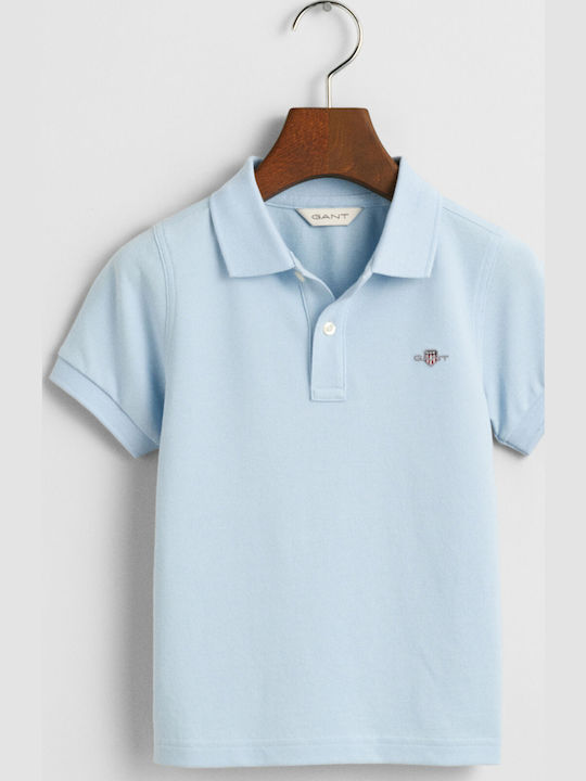 Gant Kinderpolo Kurzarm Calming Blue Shield