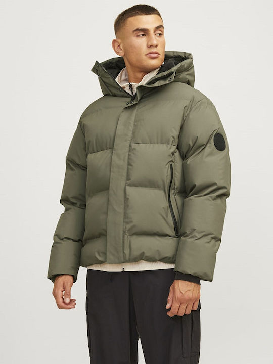 Jack & Jones Jacket Puffer Haki