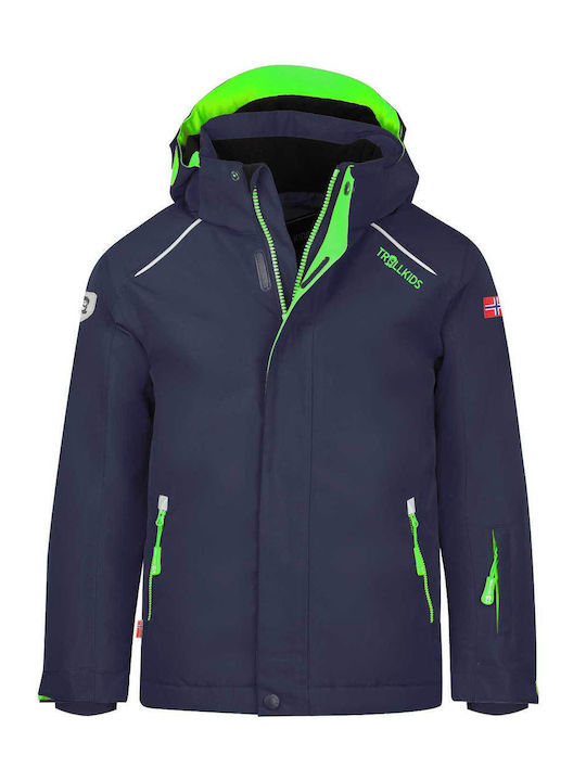 Kinder Freizeitjacke mit Kapuze Blau