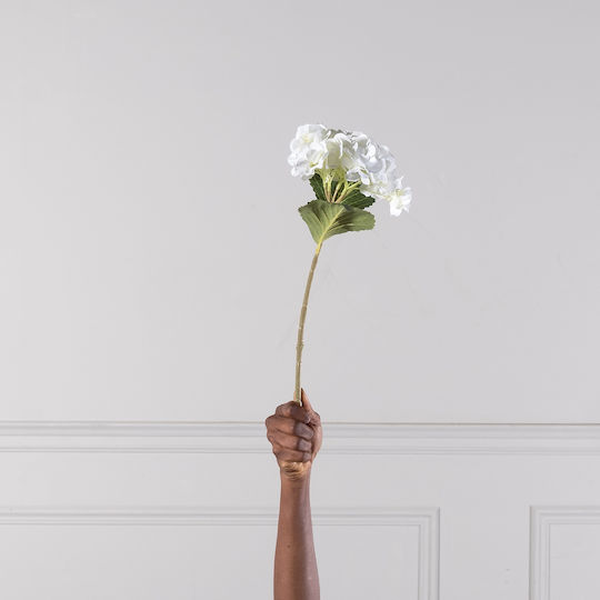 Supergreens Künstlicher Hortensienzweig Weiß 47 cm