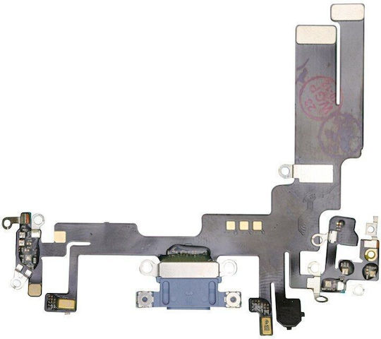Καλωδιοταινία Θύρα Φόρτισης Charging Port Apple Iphone 14 Μπλέ