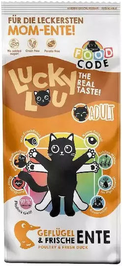Lucky Lou Code Dry Food Gluten-Free for Adult Cats with Sensitive Urinary with Poultry / Duck / Potatoes / Meat 3kg