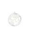 Hängendes Kugel Ornament Ornament Transparent 6cm Set 2Stück