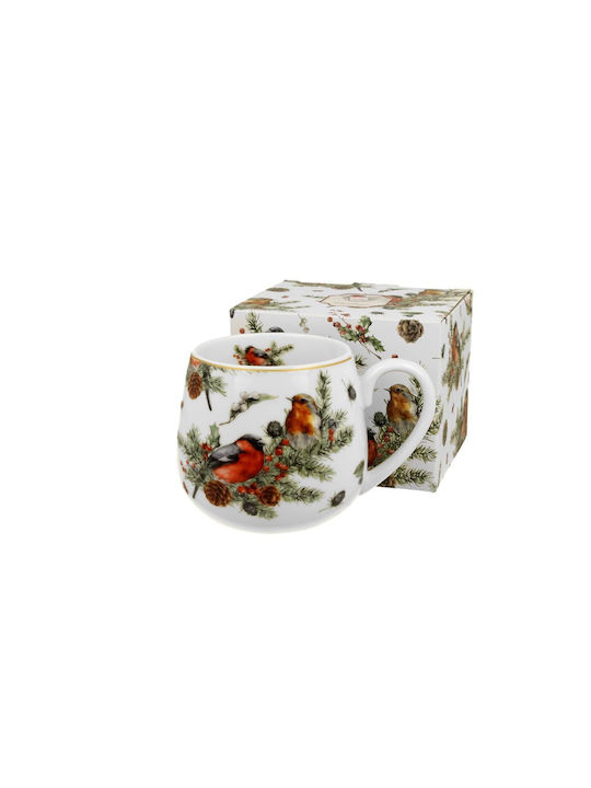 Christmas Mug Porcelain D8cm.