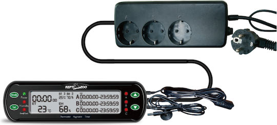 Reptizoo Thermo Hygrostat Time Control Function Three Connections