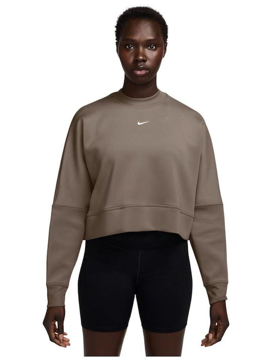 nike cropped crew neck sweatshirt