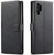 Galaxy Note 10 Plus Lc.imeeke Calf Texture Horizontal Flip Leather Case Θήκη & Υποδοχές Κάρτες & Πορτοφόλι Μαύρο Lc.imeeke