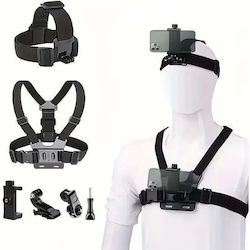 Set Vest Head Strap Mount for Mobile Phone or Camera – Bsc20oem Set Vest Head Strap Mount for Mobile Phone or Camera – Bsc20oem