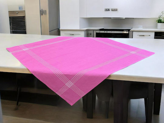 Leinen Quadrat 85x85 Fuchsia Yl15577 Lineahome