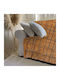 Artemis Armchair Throw Chenille 180x150cm Terra Cotta