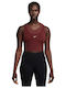 Dri-Fit Pro Women's Sports Bra without Padding Burgundy
