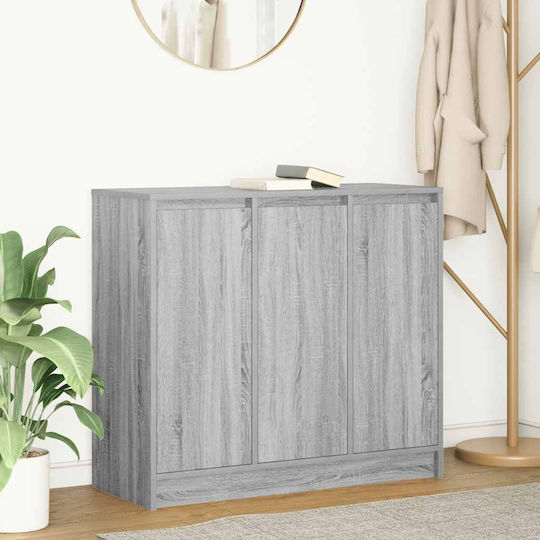 Büroaufbewahrungsschublade Holzgrau Sonoma 85x34x76cm