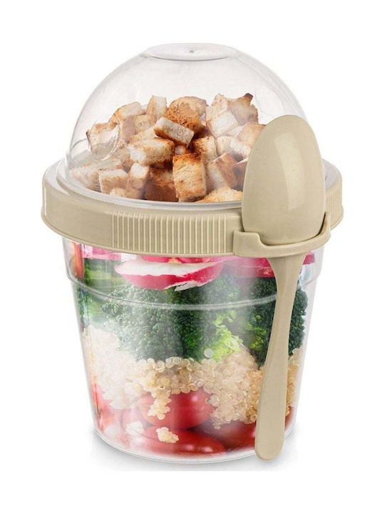 Vilde Lunchbox Kunststoff Transparent Geeignet für die Mikrowelle 400ml 1Stück