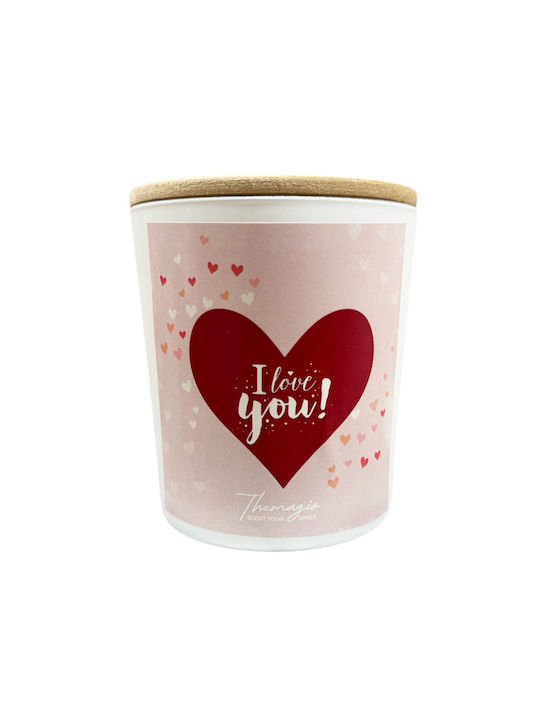 Themagio Αρωματικό Κερί Σόγιας I Love You 200gr Pure Musk