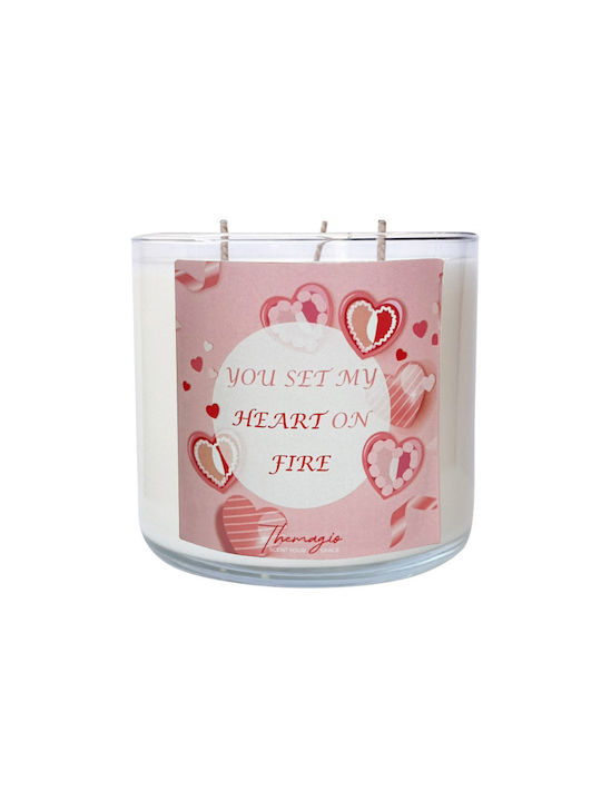 Themagio Scented Soy Candle 500g Valentine's Day Dark Orchid