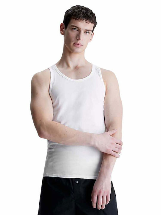 Calvin Klein Ανδρικές Φανέλες Λευκό 2Pack