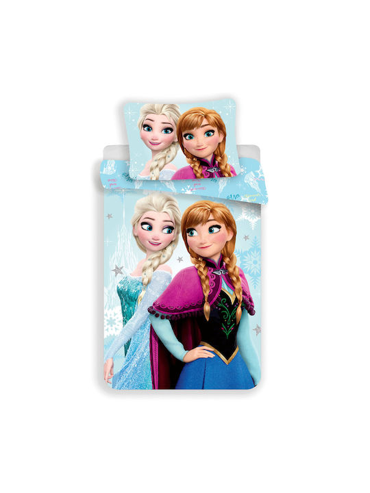 Disney Frozen Set Kids Duvet Cover Single with ...