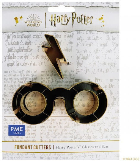Harry Potter Cookie Cutter Set Glasses & Scar 10x4.4cm & 5x2.6cm