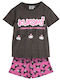 Cerda Kids Summer Gray Nightwear Hello Kitty Kuromi