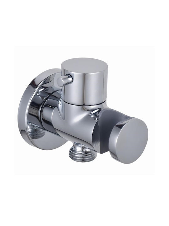 Interflex Wall Mounted Bidet Diverter Valve Silver