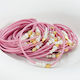 Celfie & CO Christening Charm Bracelet Pink 50 Pieces