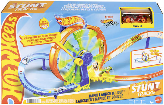 Hot Wheels Rapid Launch & Loop Πίστα για 4+ Ετών