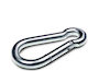 Carabiner Ring Φ8x80mm Metal 08808 Edm