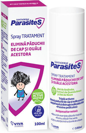 Santaderm Parasites Αντιφθειρικό σε Spray για Αντιμετώπιση των Ψειρών 100ml