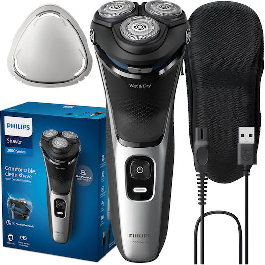 Philips S3143/00 & Case Rotating Electric Shaver Face Rechargeable