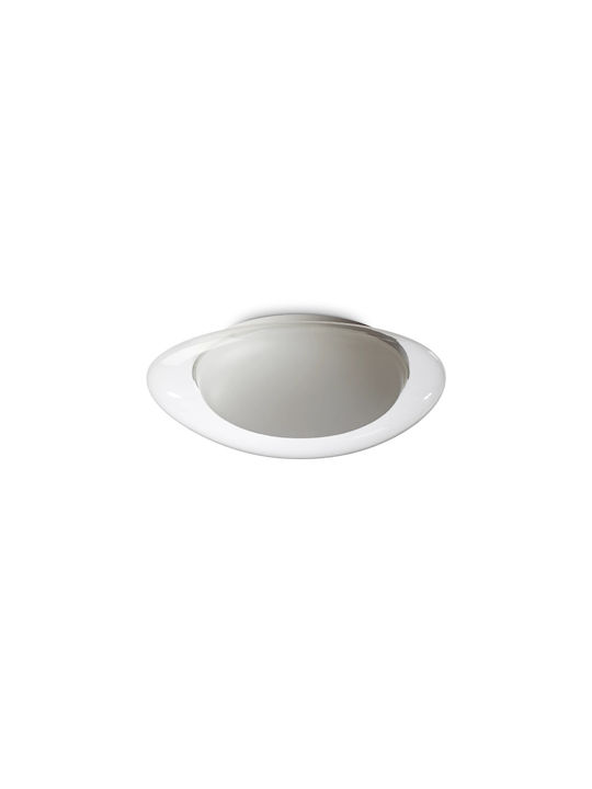 Ideal Lux Plafonieră de Tavan Albă cu LED Integrat