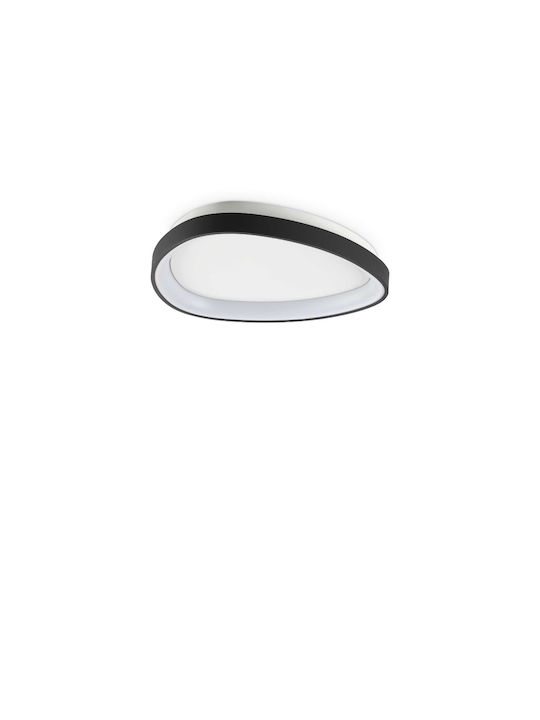 Ideal Lux Πλαφονιέρα Οροφής Μαύρη με Ενσωματωμένο LED