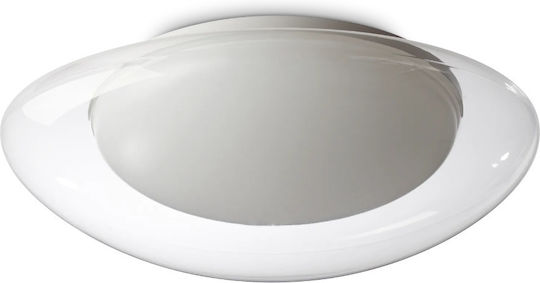 Ideal Lux Таванно осветление Бяла с Вграден LED