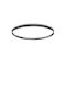 Ideal Lux Ceiling Mount Light Black with Integrated LED