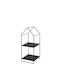Double Shelf Roof 32x30x70cm Espiel Ast844