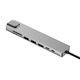 8 σε 1 USB-C Docking Station mit HDMI 4K PD Ethernet Gray