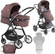 Lorelli Starlight Verstellbar 2 in 1 Baby Kinderwagen Beige 12.55kg