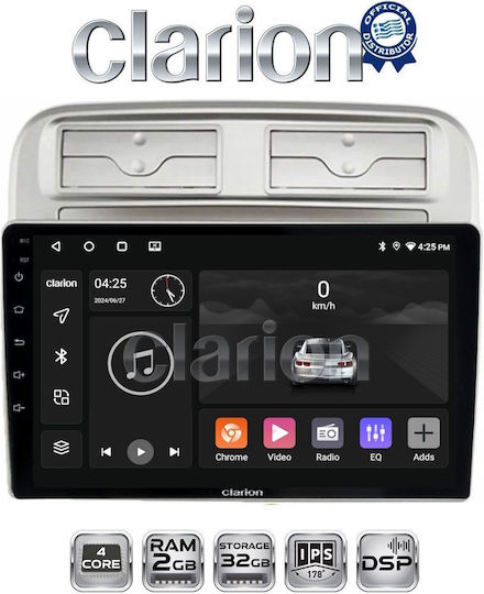 Clarion Ηχοσύστημα Αυτοκινήτου για Fiat Grande Punto / Linea 2005-2012 (Bluetooth/USB/WiFi/GPS/Apple-Carplay/Android-Auto)