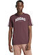 Graphic Tee T-Shirt Burgundisch