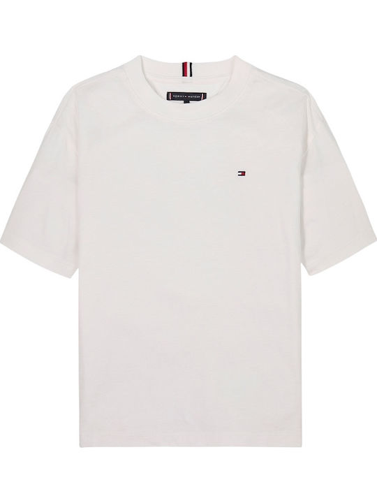 Tommy Hilfiger Kids' Shirt Short Sleeve White E...