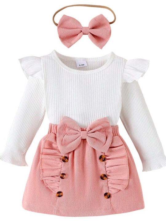 Комплект Лято 2бр Pink/White