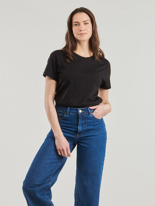 G-Star Raw Nifous Γυναικείο Αθλητικό T-shirt Μαύρο