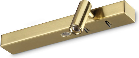 Ideal Lux Modern Lamp Wall Gold 60cm