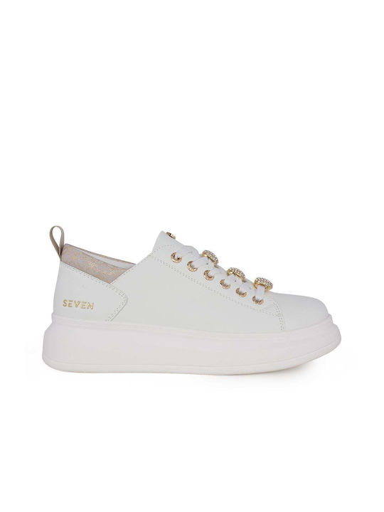 Seven Sneakers White / Beige